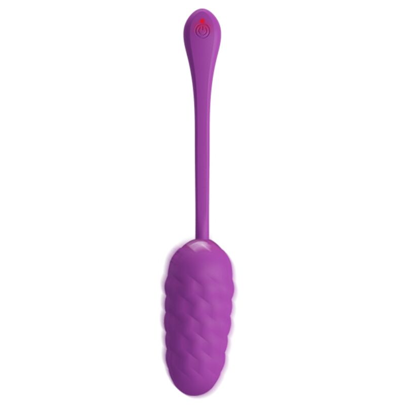 Pretty Love - Uovo Vibrante Con Texture Marina Ricaricabile Viola