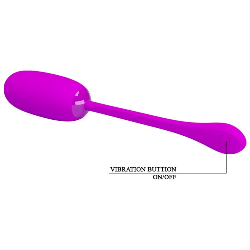 Pretty Love - Julius Uovo Vibrante Impermeabile E Ricaricabile Viola