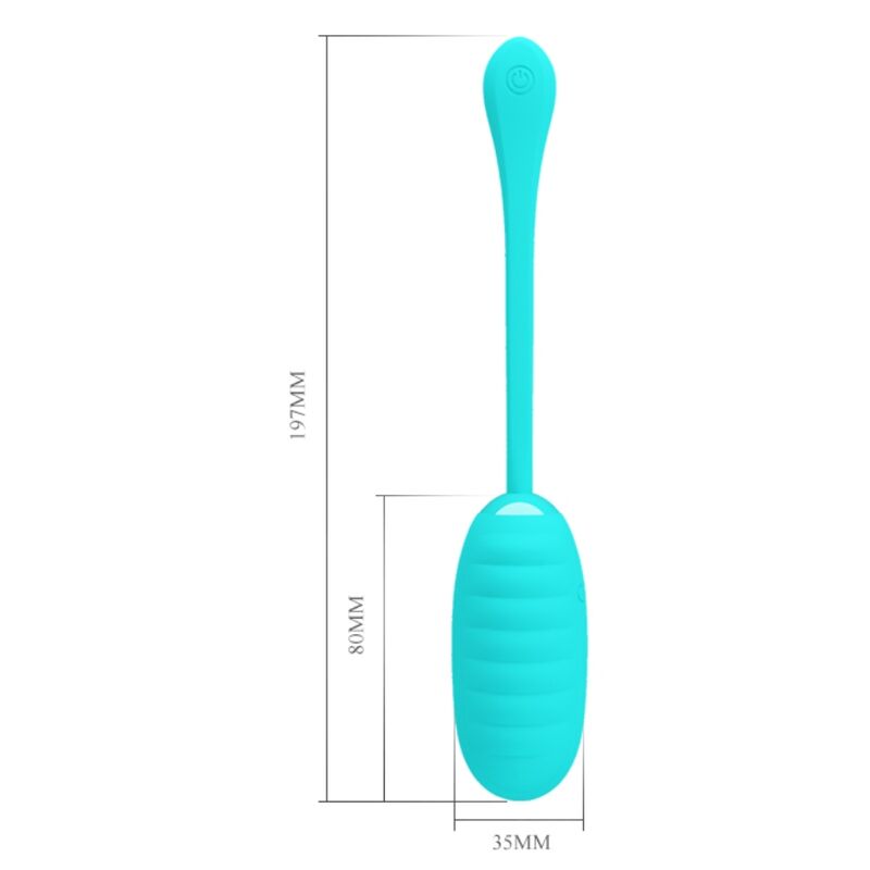 Fun Toys Kirk Uovo Vibrante Ricaricabile Verde in Silicone - immagine 8