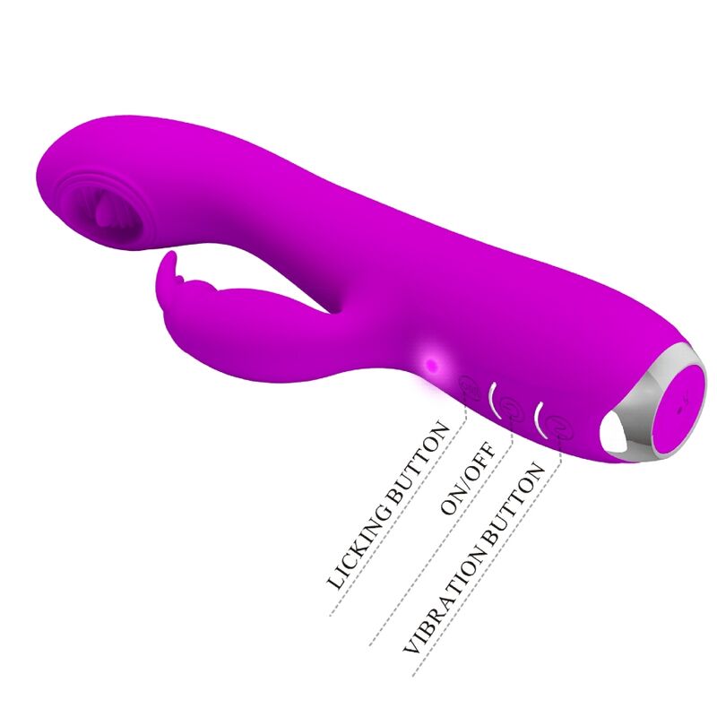 Intense Rachel Vibratore Rabbit Ricaricabile con Ventosa Viola - immagine 6