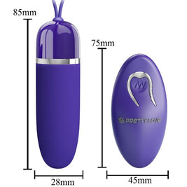 Mini Bullet Vibrante Darlene Youth Violetto con Telecomando - immagine 4