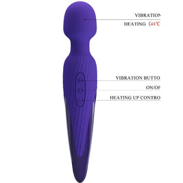 PRETTY LOVE - ANTONY YOUTH VIBRATORE WAND VIOLETTO EFFETTO CALORE