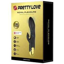 Intense Vibratore Rabbit Premium Ricaricabile Placcato Oro - immagine 7