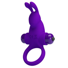 Pretty Love - Anello Vibratore Coniglio Per Pene Viola