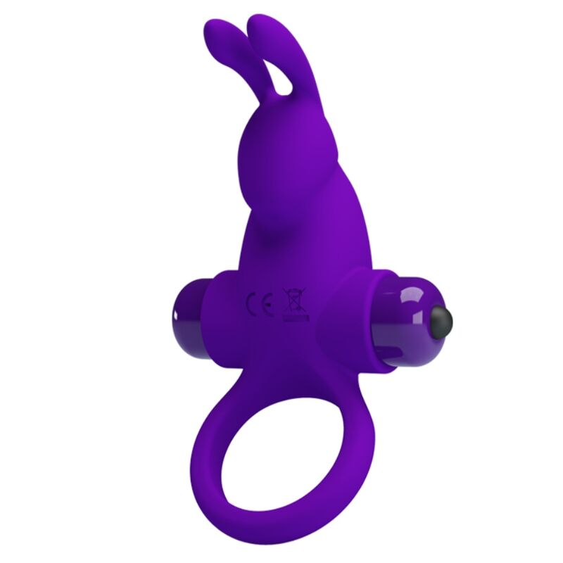 Pretty Love - Anello Vibratore Coniglio Per Pene Viola
