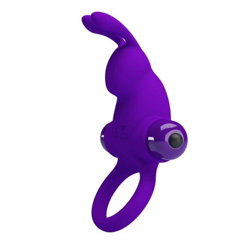 Pretty Love - Anello Vibratore Coniglio Per Pene Viola