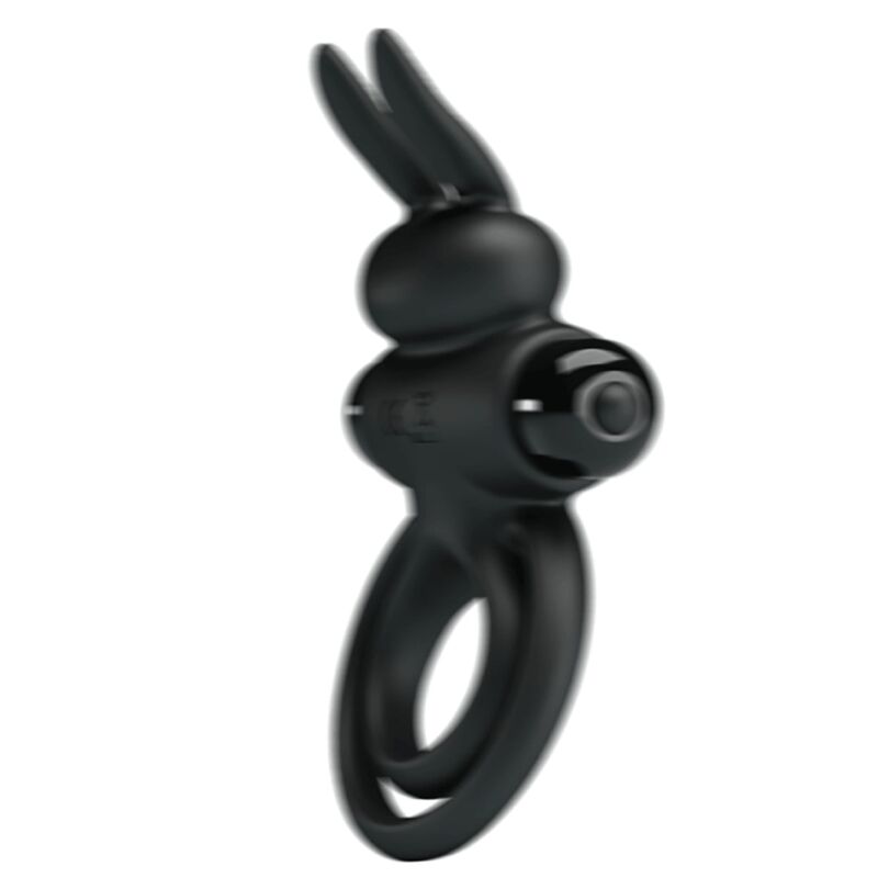 Pretty Love - Vibratore Iii Anello Coniglio Per Pene Nero