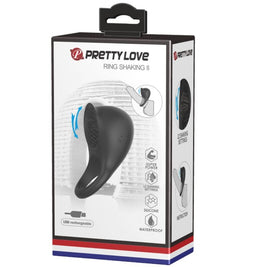 Pretty Love - Anello Vibrante Per Pene Con Lingua Nera