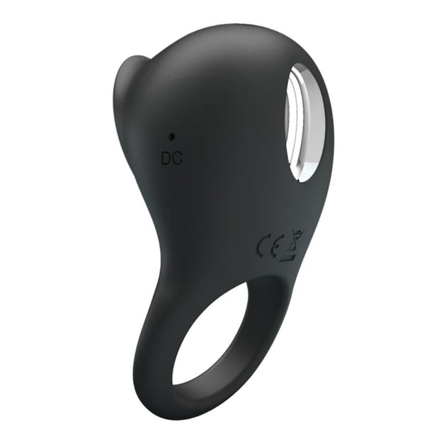 Pretty Love - Anello Vibrante Per Pene Con Lingua Nera