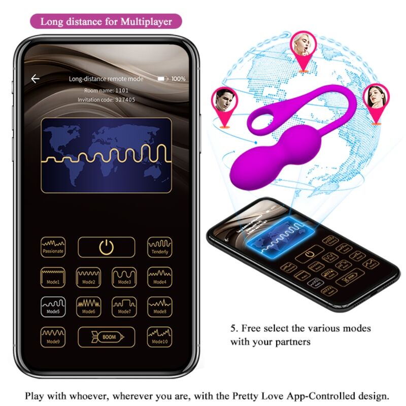 App Series Elvira Viola - Sfere Vibranti Ricaricabili Premium - immagine 13