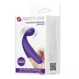 Pretty Love Gorgon Vibratore da Dito Ricaricabile USB Viola - immagine 10