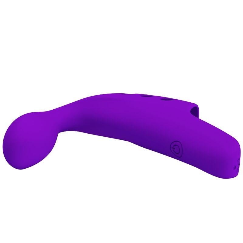 Pretty Love Gorgon Vibratore da Dito Ricaricabile USB Viola - immagine 5