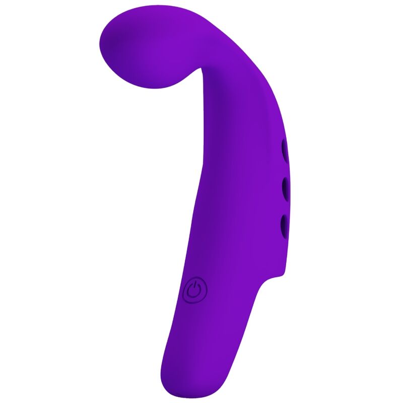 Pretty Love Gorgon Vibratore da Dito Ricaricabile USB Viola