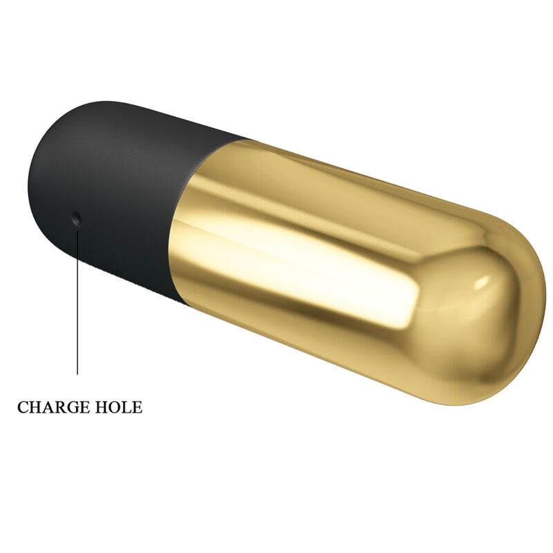 Fun Toys Bullet Ricaricabile Dorato Premium in Silicone - immagine 5