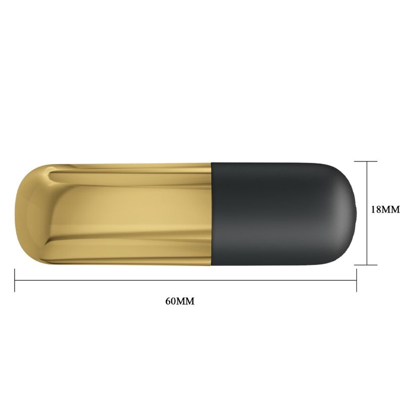 Fun Toys Bullet Ricaricabile Dorato Premium in Silicone - immagine 4