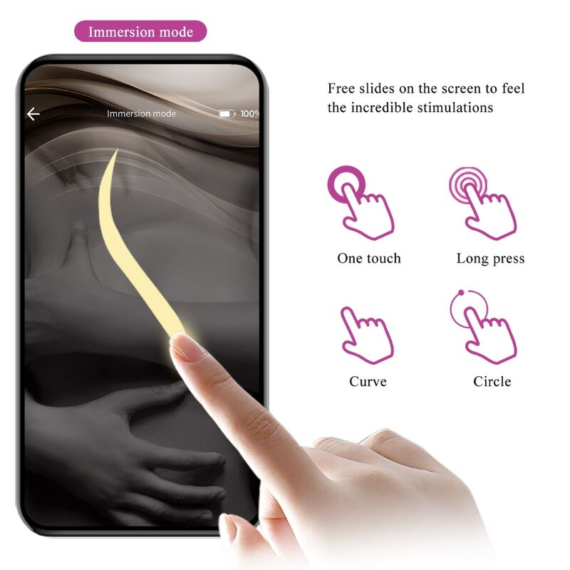 Pretty Love Ninfa Uovo Vibrante App Controllato in Silicone - immagine 13