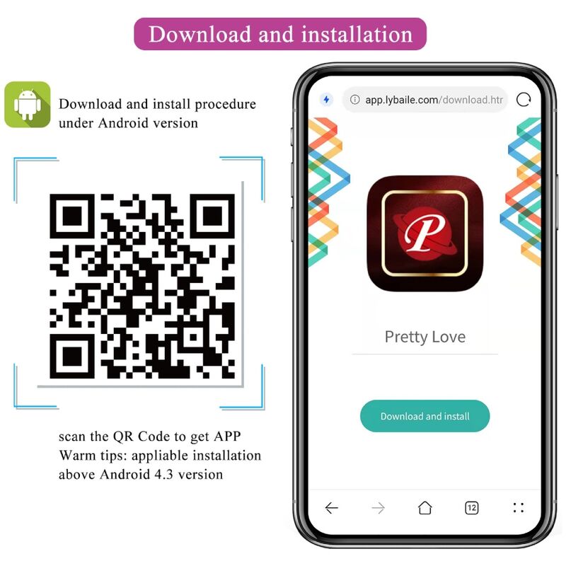 Pretty Love - Uovo Vibrante Ninfa Viola Controllato Da App