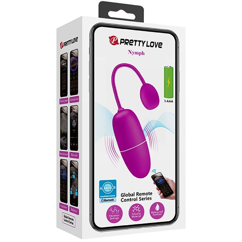 Pretty Love Ninfa Uovo Vibrante App Controllato in Silicone - immagine 16
