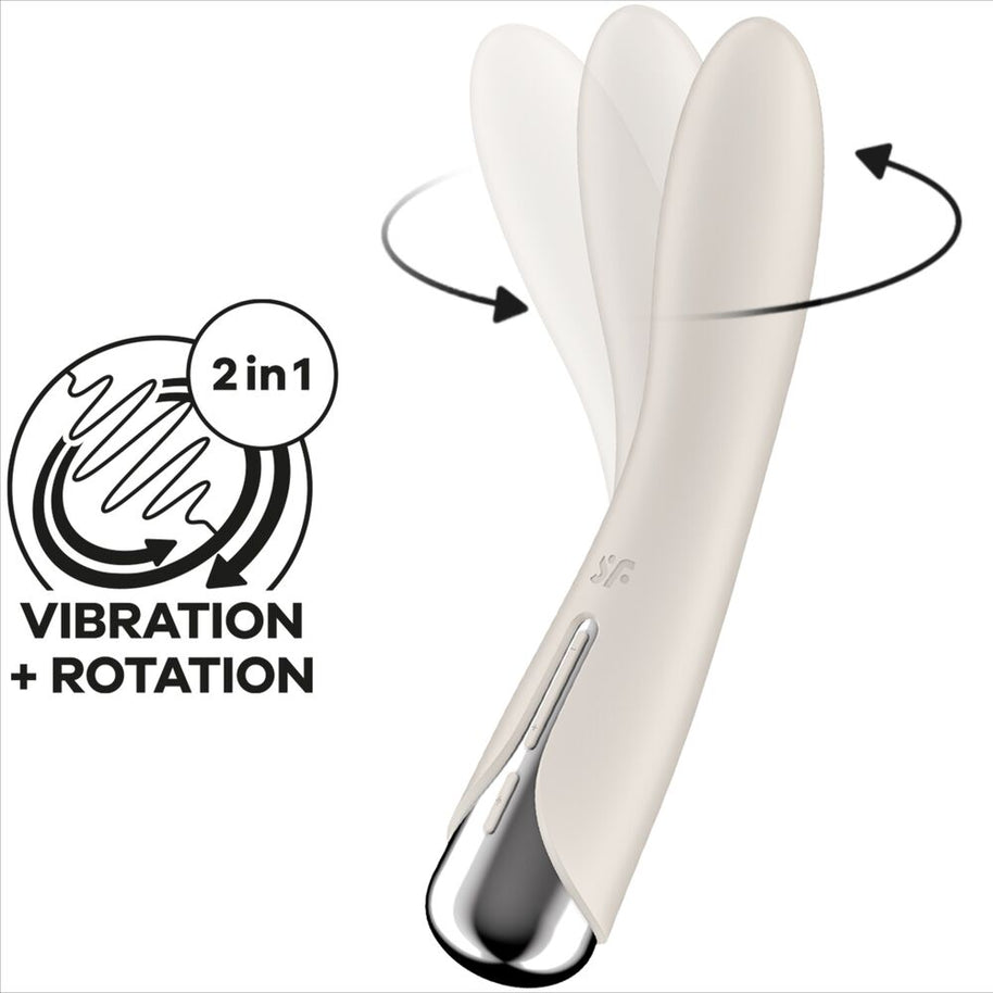 SATISFYER - VIBRATORE ROTATORE SPINNING VIBE 1 G-SPOT BLU