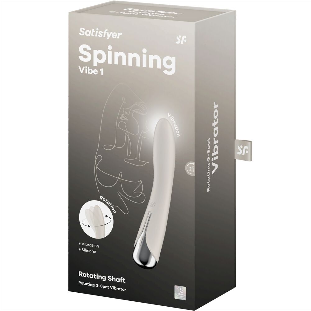 SATISFYER - VIBRATORE ROTATORE SPINNING VIBE 1 G-SPOT BLU