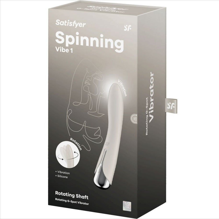 SATISFYER - VIBRATORE ROTATORE SPINNING VIBE 1 G-SPOT BLU