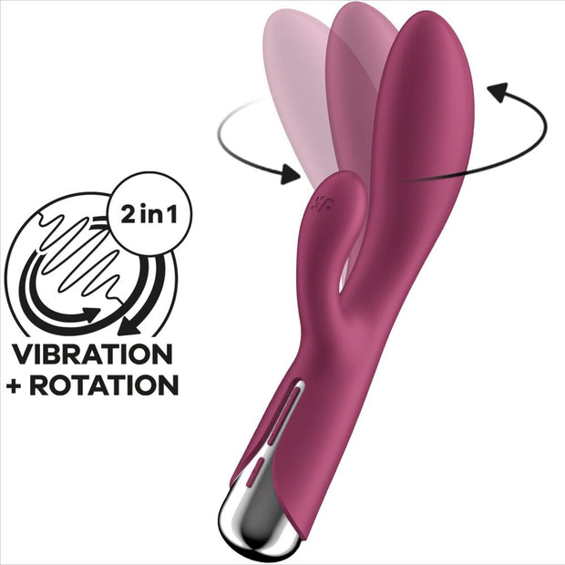 Satisfyer - Spinning Rabbit 1 Stimulazione Clitoride E Punto G Rojo