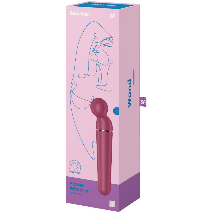 SATISFYER - MASSAGGIATORE VIBRATORE PLANET WAND-ER BLU