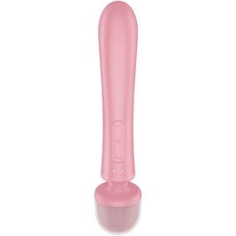 SATISFYER - MASSAGGIATORE VIBRATORE CONIGLIO TRIPLE LOVER GRIGIO