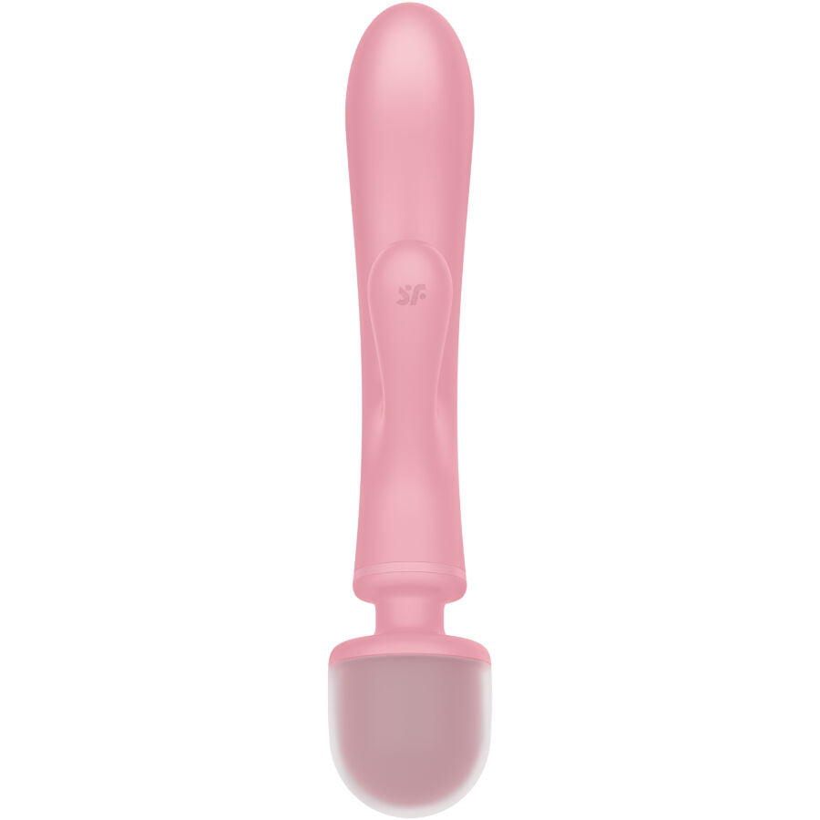 SATISFYER - MASSAGGIATORE VIBRATORE CONIGLIO TRIPLE LOVER GRIGIO