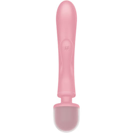 SATISFYER - MASSAGGIATORE VIBRATORE CONIGLIO TRIPLE LOVER GRIGIO