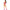 Leg Avenue - Body Senza Cuciture Con Collo Alto Rosa