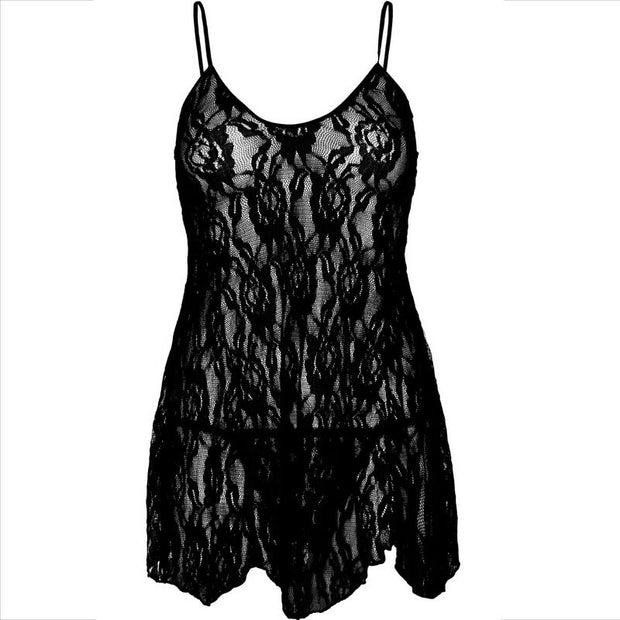 Leg Avenue - Camicia In Pizzo A Fiori