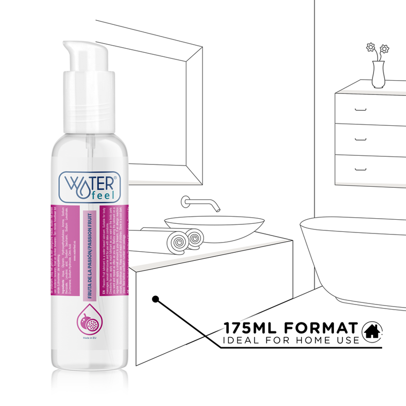 Waterfeel - Lubrificante A Base D'Acqua Al Frutto Della Passione 175 Ml