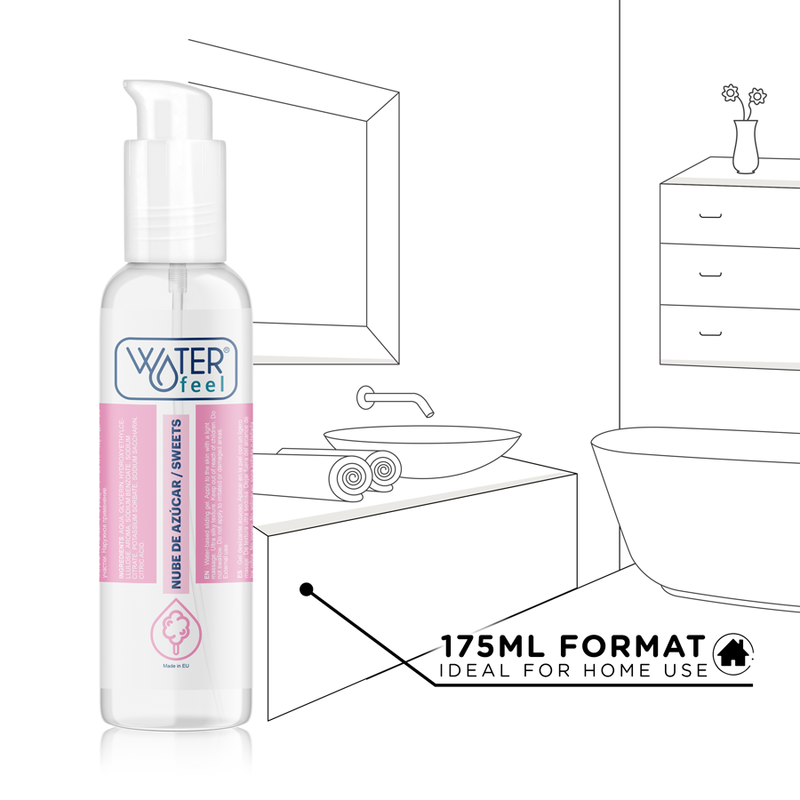 Waterfeel Lubrificante Nuvola di Zucchero 175ml Body-Safe - immagine 5