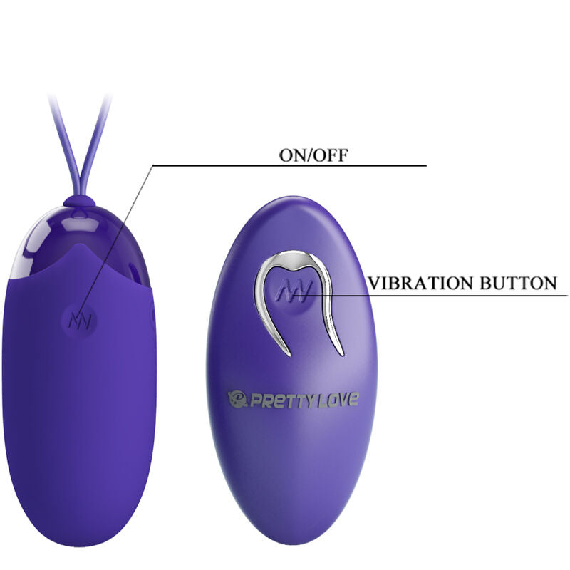 Control Berger Youth Uovo Vibrante Wireless in Silicone Viola - immagine 8