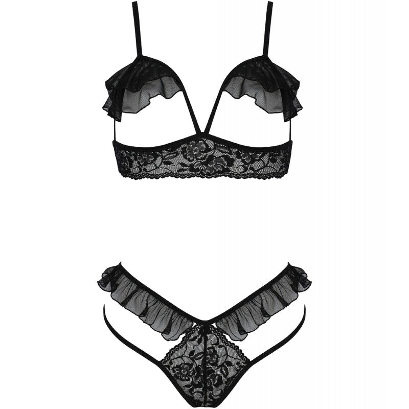 PASSION - DOLLY SET DUE PEZZI NERO L/XL
