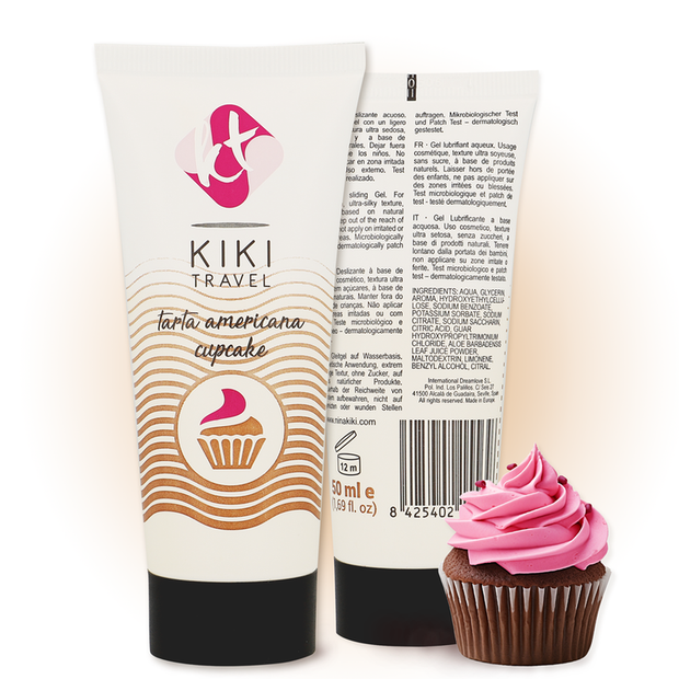 Kikí Travel Lubrificante Aromatizzato Cupcake 50ml Body-Safe - immagine 2