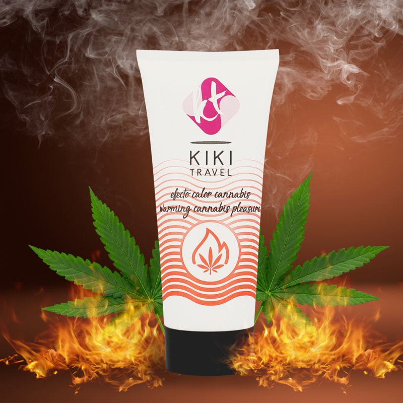 Kikí Travel - Lubrificante Effetto Caldo Cannabis 50 Ml