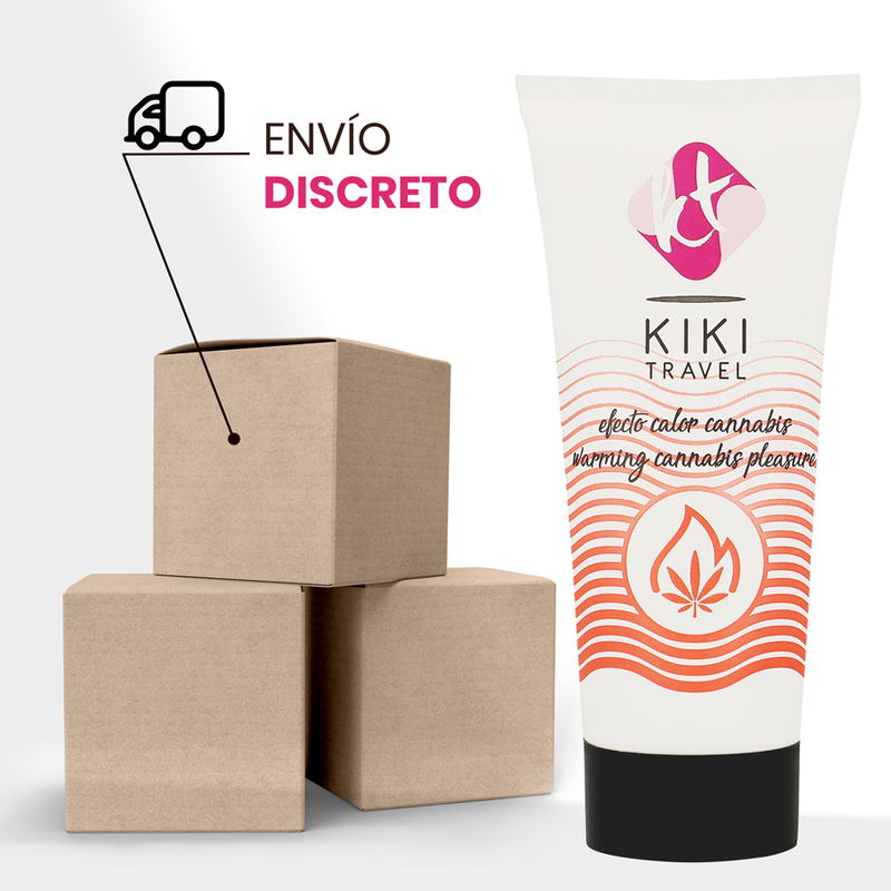 Kikí Travel - Lubrificante Effetto Caldo Cannabis 50 Ml