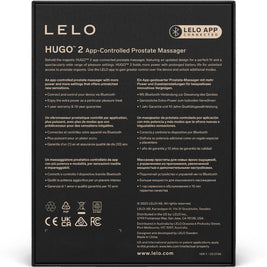 LELO HUGO™ 2: Massaggiatore Prostatico App-Connected con 16 Modalità