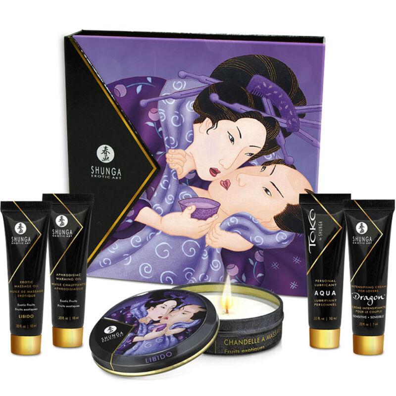 Shunga Frutti Esotici della Geisha - Kit Massaggio Premium