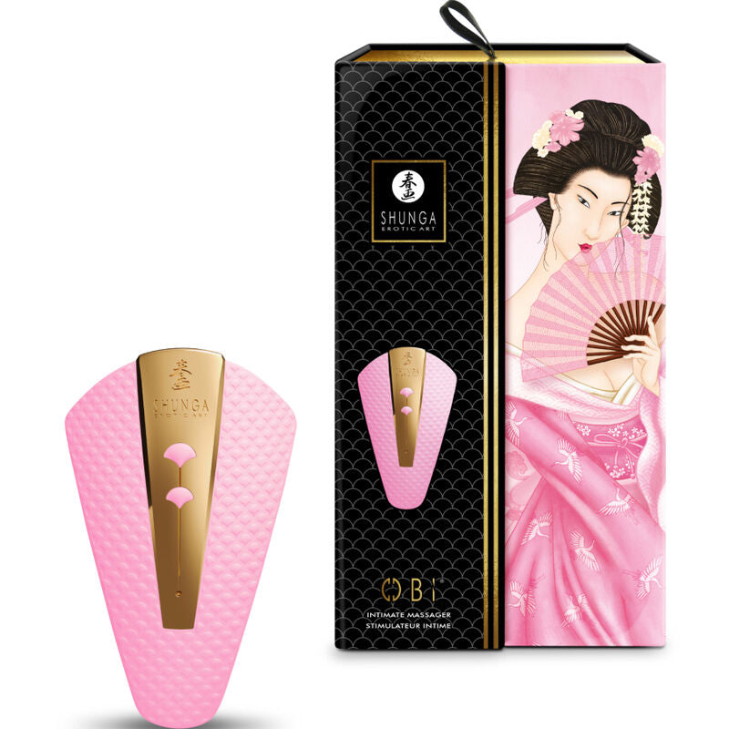 Shunga Obi Massaggiatore Intimo Rosa in Silicone Premium - immagine 4
