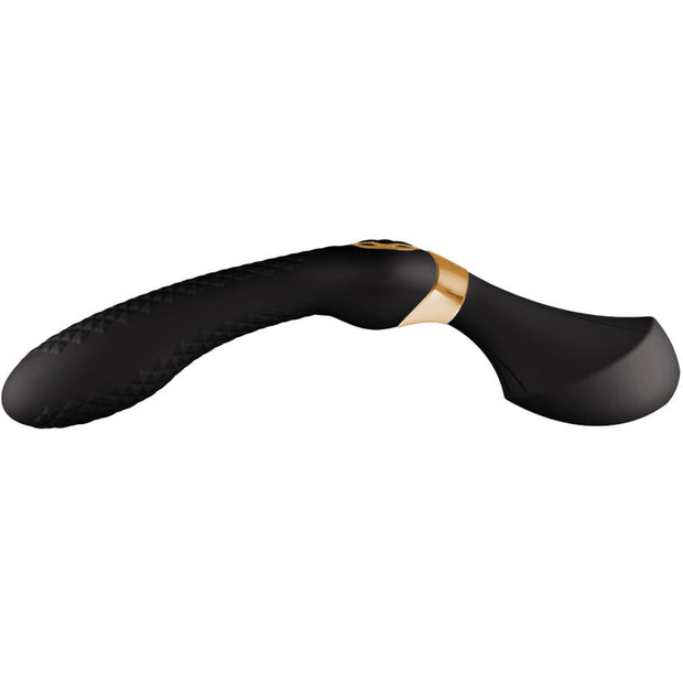 Shunga Zoa Massaggiatore Intimo Nero Premium in Silicone - immagine 2