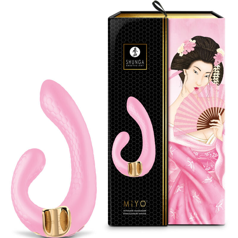 Shunga Miyo Massaggiatore Intimo Rosa in Silicone Premium - immagine 3