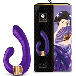 Shunga Miyo Viola Massaggiatore Punto G in Silicone Premium - immagine 3