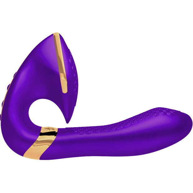 Shunga Soyo Massaggiatore Intimo Punto G in Silicone Viola - immagine 2