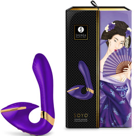 Shunga Soyo Massaggiatore Intimo Punto G in Silicone Viola - immagine 3
