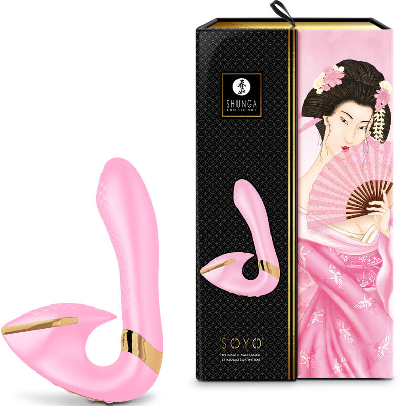 Shunga Soyo Massaggiatore Intimo Rosa in Silicone Premium - immagine 3