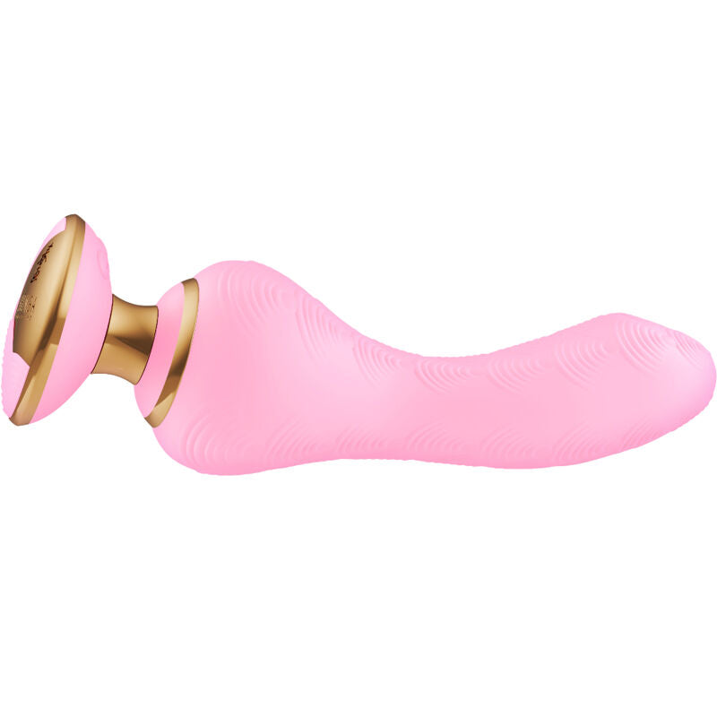 Shunga Sanya Massaggiatore Intimo in Silicone Premium Rosa - immagine 2