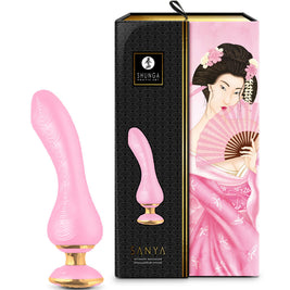 Shunga Sanya Massaggiatore Intimo in Silicone Premium Rosa - immagine 4